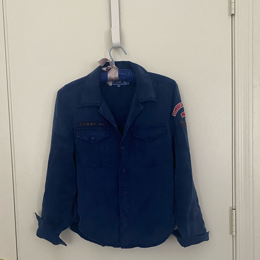 Pam & Gela button down